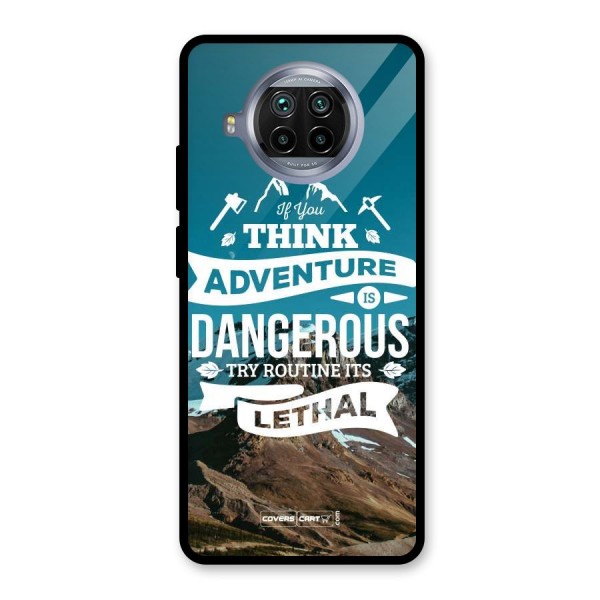 Adventure Dangerous Lethal Glass Back Case for Mi 10i