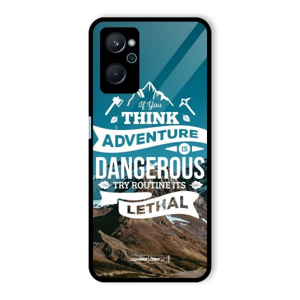 Adventure Dangerous Lethal Glass Back Case for Realme 9i