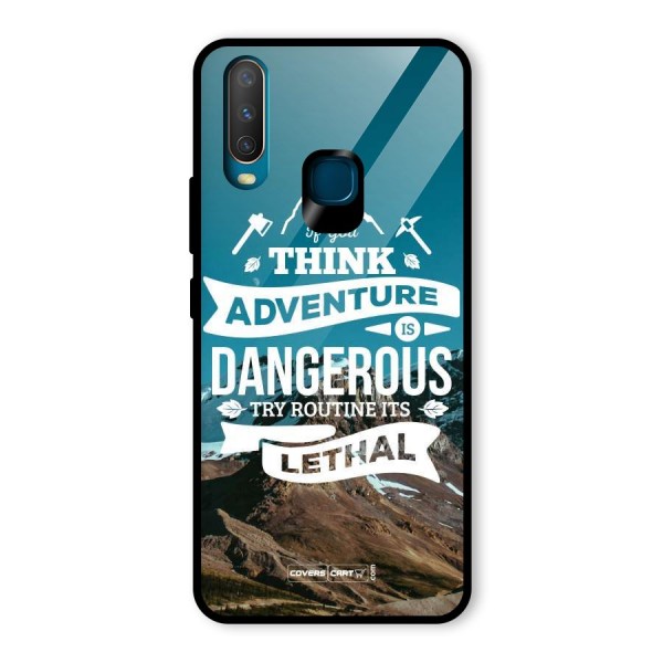 Adventure Dangerous Lethal Glass Back Case for Vivo Y15