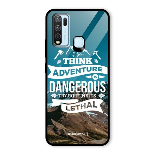 Adventure Dangerous Lethal Glass Back Case for Vivo Y50