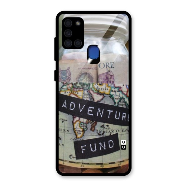 Adventure Fund Glass Back Case for Galaxy A21s