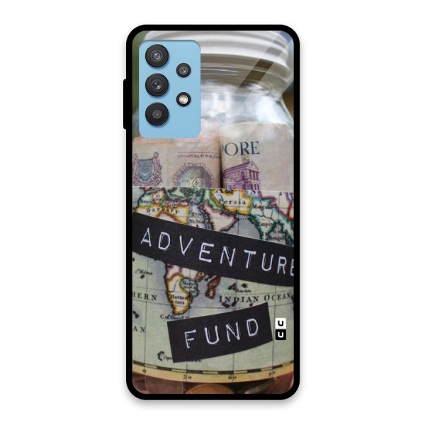 Adventure Fund Glass Back Case for Galaxy M32 5G