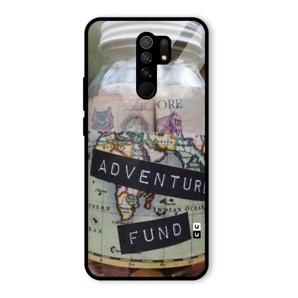 Adventure Fund Glass Back Case for Redmi 9 Prime