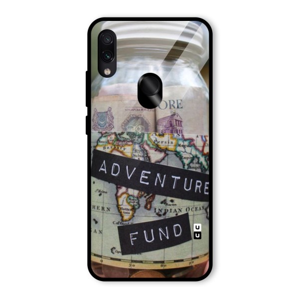 Adventure Fund Glass Back Case for Redmi Note 7S