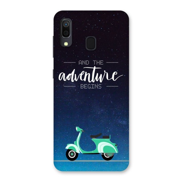 Adventure Scooter Back Case for Galaxy A20