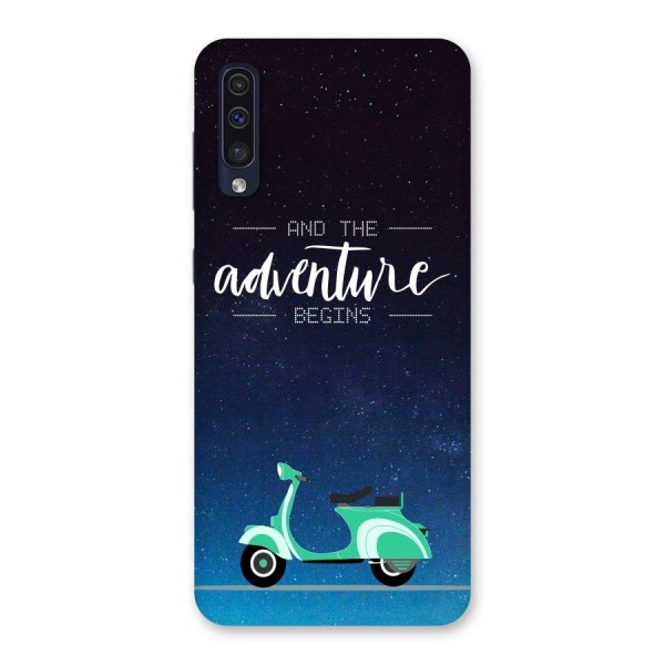 Adventure Scooter Back Case for Galaxy A50