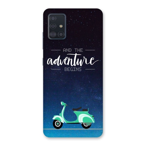 Adventure Scooter Back Case for Galaxy A51