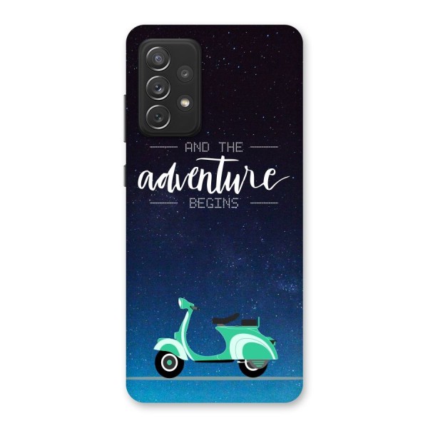 Adventure Scooter Back Case for Galaxy A72