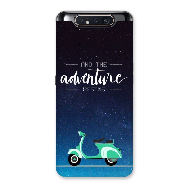 Adventure Scooter Back Case for Galaxy A80