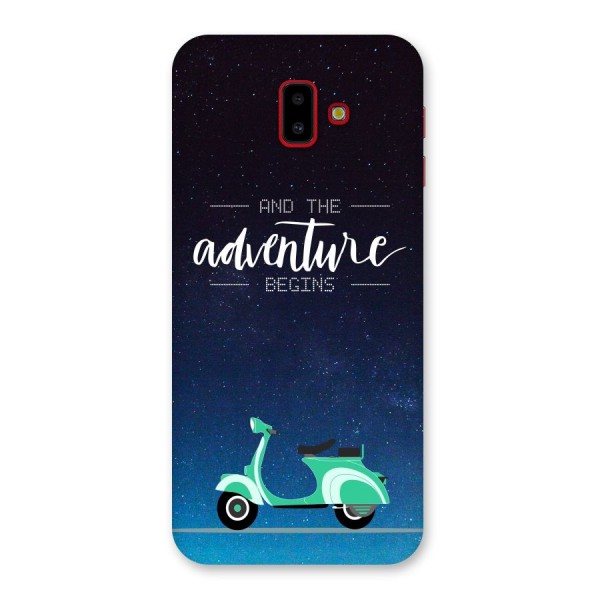 Adventure Scooter Back Case for Galaxy J6 Plus