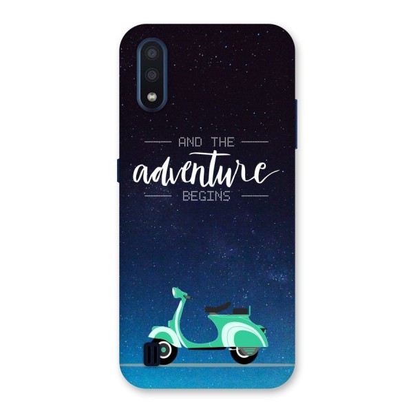 Adventure Scooter Back Case for Galaxy M01