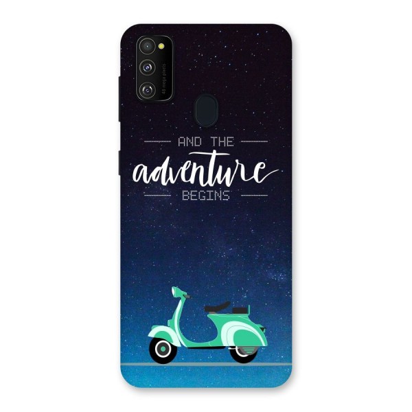 Adventure Scooter Back Case for Galaxy M21