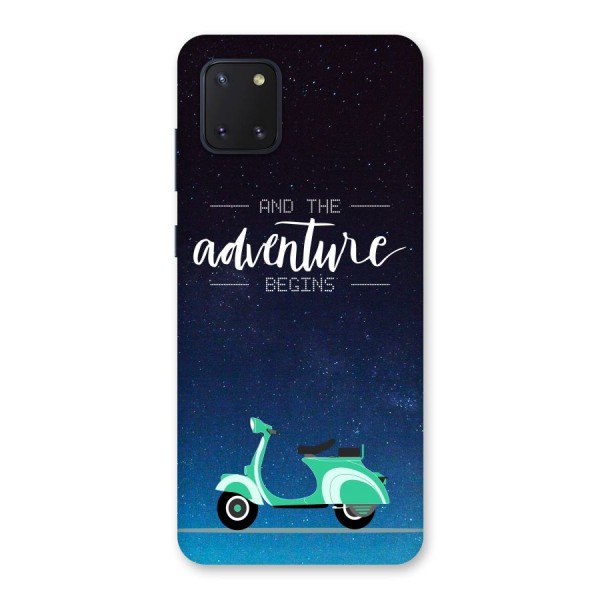 Adventure Scooter Back Case for Galaxy Note 10 Lite