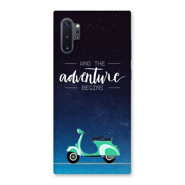 Adventure Scooter Back Case for Galaxy Note 10 Plus