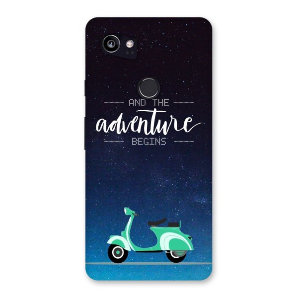 Adventure Scooter Back Case for Google Pixel 2 XL