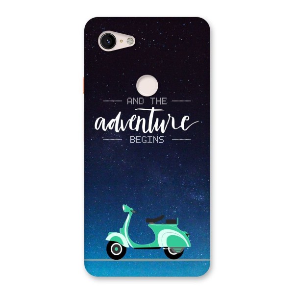 Adventure Scooter Back Case for Google Pixel 3 XL