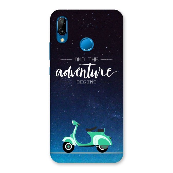 Adventure Scooter Back Case for Huawei P20 Lite