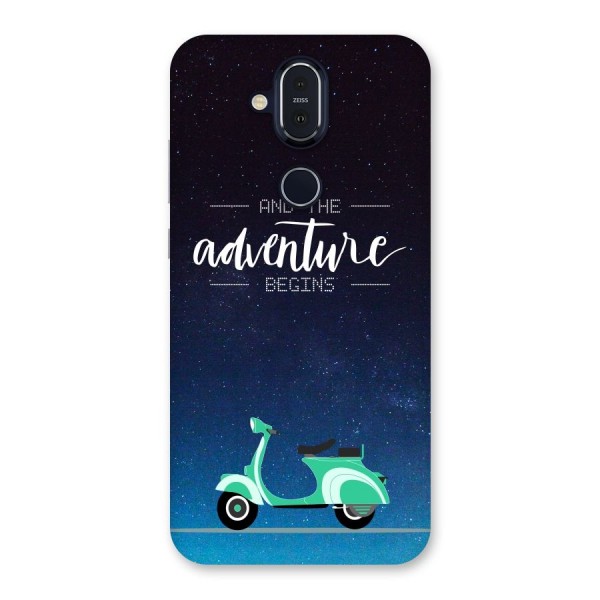 Adventure Scooter Back Case for Nokia 8.1