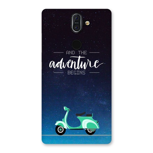 Adventure Scooter Back Case for Nokia 8 Sirocco