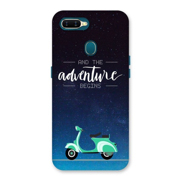 Adventure Scooter Back Case for Oppo A7