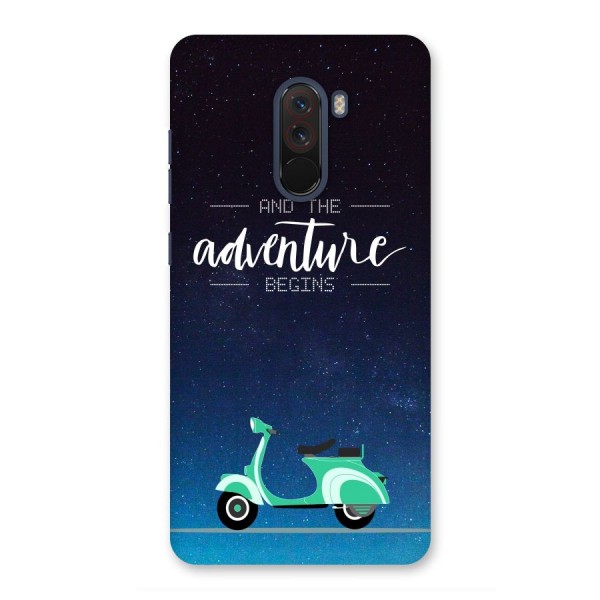 Adventure Scooter Back Case for Poco F1