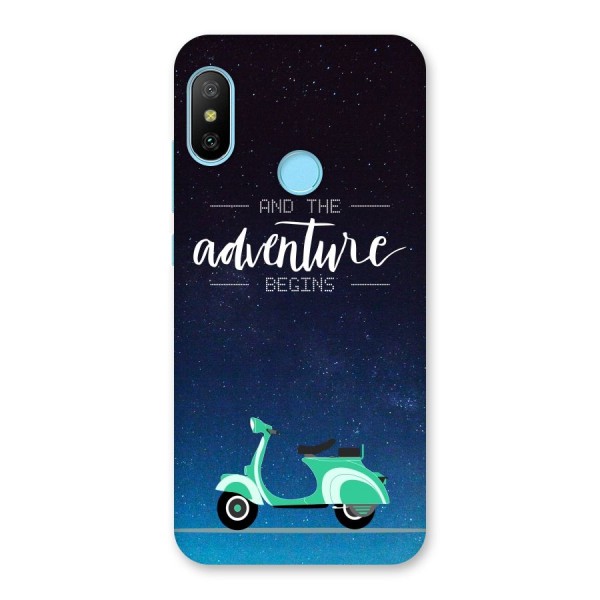 Adventure Scooter Back Case for Redmi 6 Pro