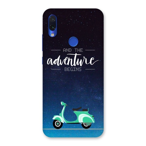 Adventure Scooter Back Case for Redmi Note 7