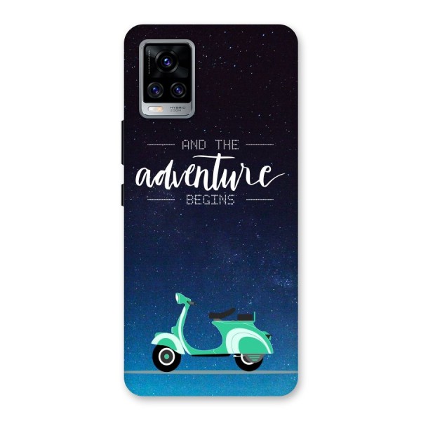 Adventure Scooter Back Case for Vivo V20 Pro