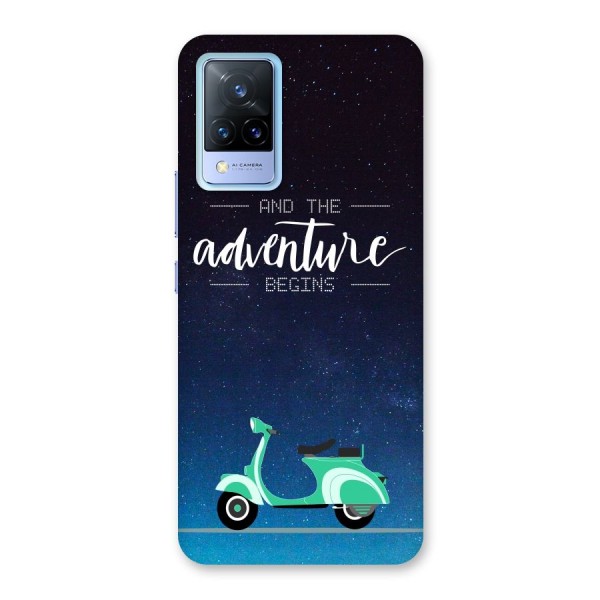 Adventure Scooter Back Case for Vivo V21 5G