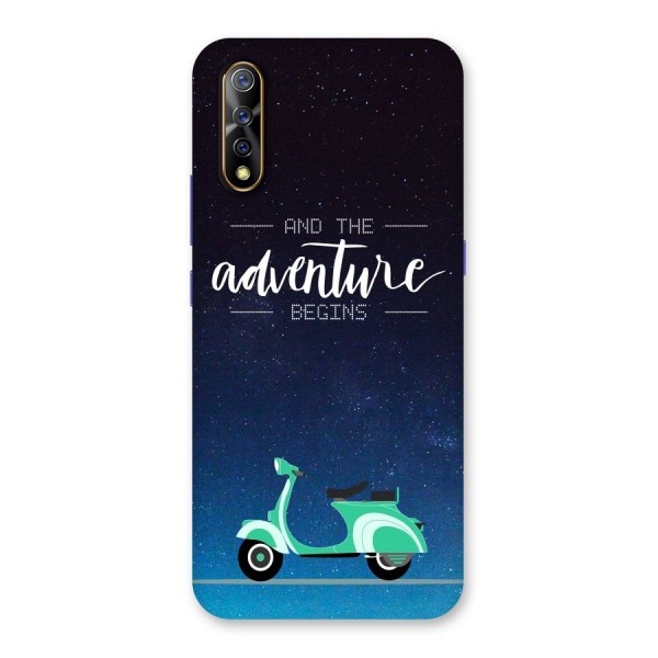 Adventure Scooter Back Case for Vivo Z1x