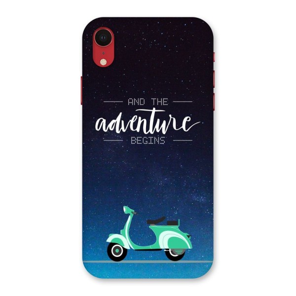 Adventure Scooter Back Case for iPhone XR