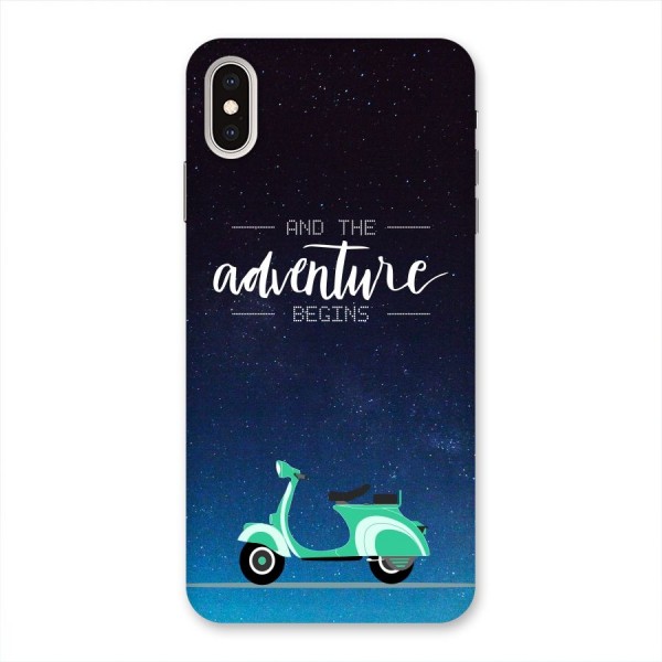 Adventure Scooter Back Case for iPhone XS Max