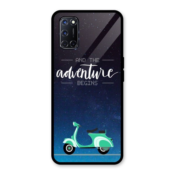 Adventure Scooter Glass Back Case for Oppo A52