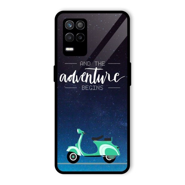 Adventure Scooter Glass Back Case for Realme 9 5G