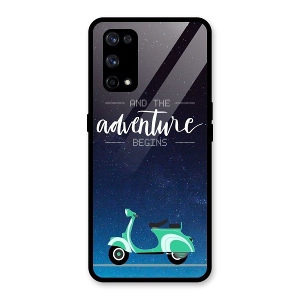 Adventure Scooter Glass Back Case for Realme X7 Pro