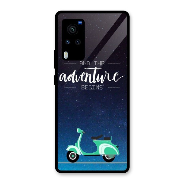 Adventure Scooter Glass Back Case for Vivo X60 Pro