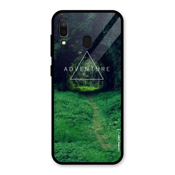 Adventure Take Glass Back Case for Galaxy A30