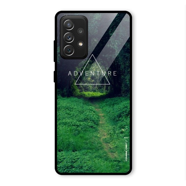 Adventure Take Glass Back Case for Galaxy A72