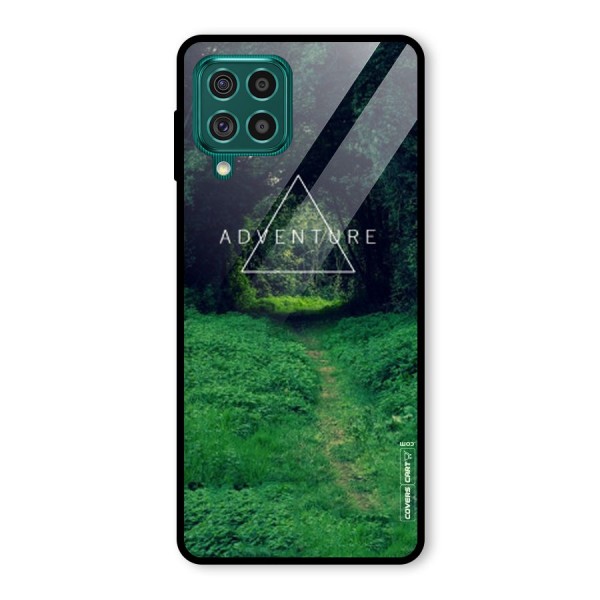 Adventure Take Glass Back Case for Galaxy F62