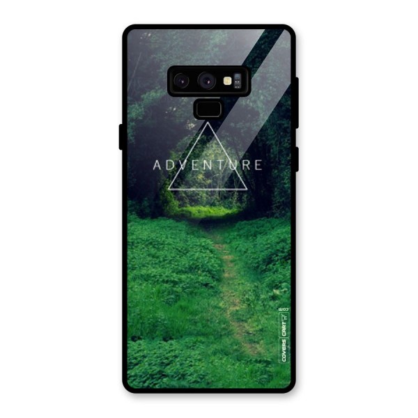 Adventure Take Glass Back Case for Galaxy Note 9