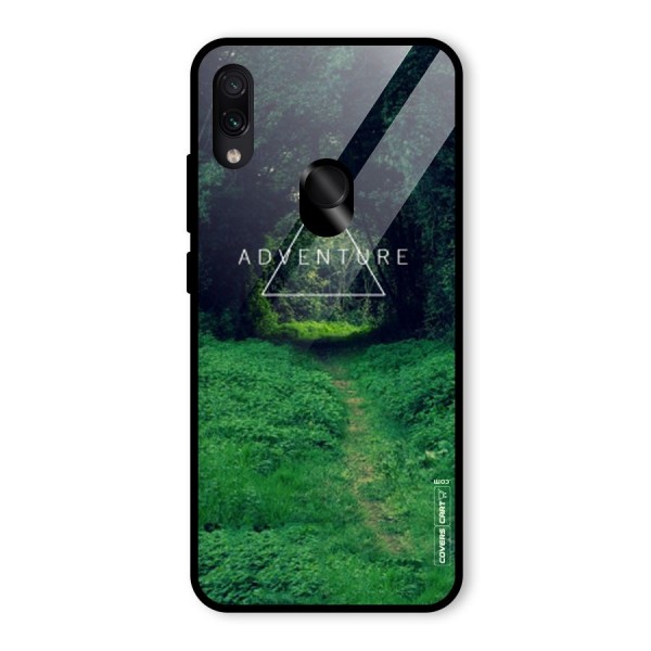 Adventure Take Glass Back Case for Redmi Note 7