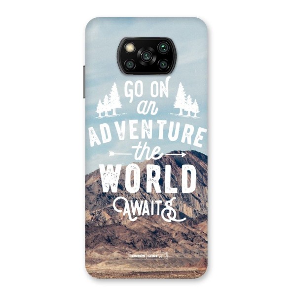 Adventure World Back Case for Poco X3