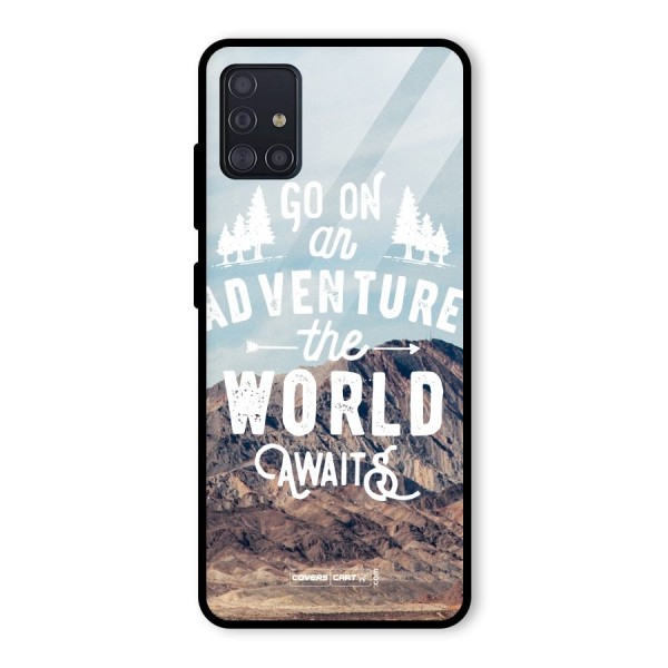 Adventure World Glass Back Case for Galaxy A51