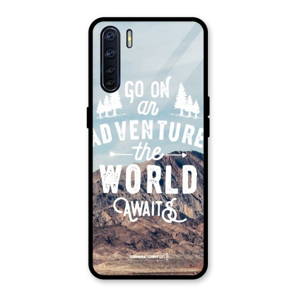 Adventure World Glass Back Case for Oppo F15