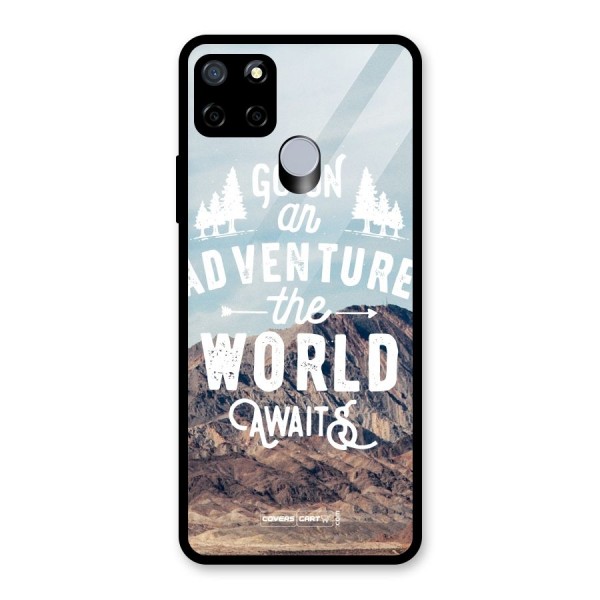 Adventure World Glass Back Case for Realme C15