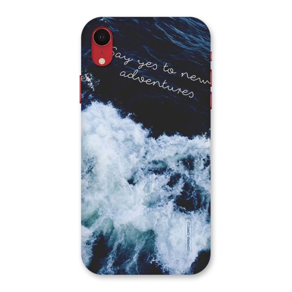 Adventures Back Case for iPhone XR