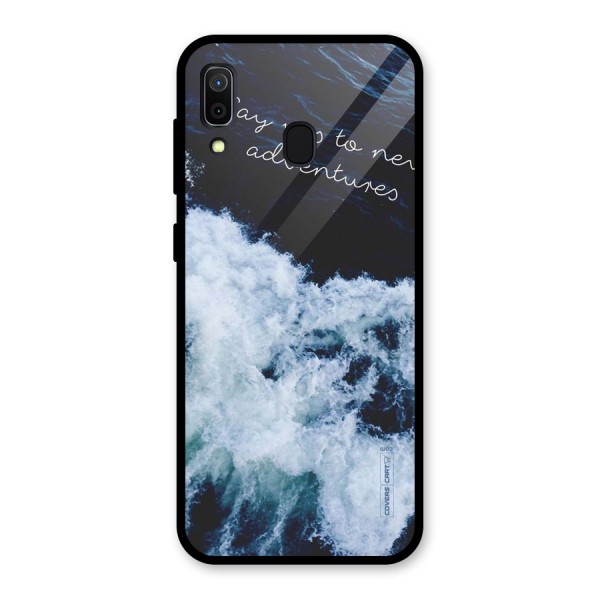 Adventures Glass Back Case for Galaxy A30