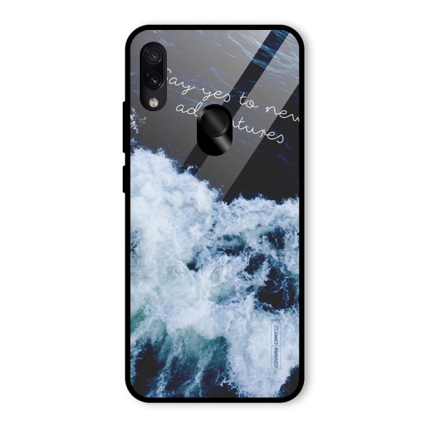 Adventures Glass Back Case for Redmi Note 7