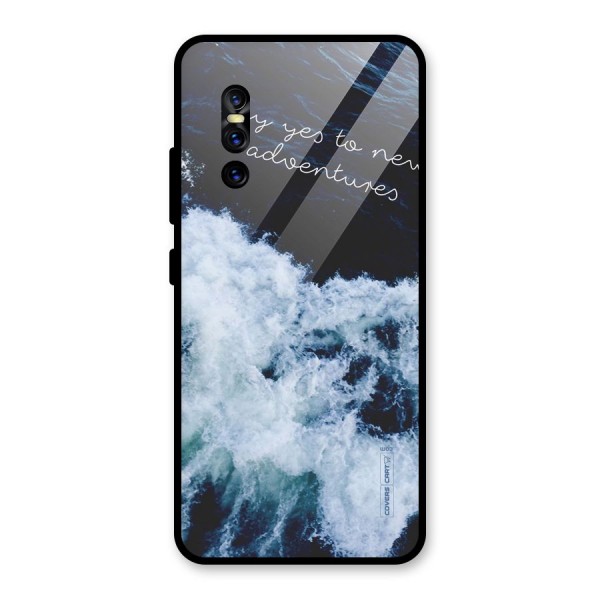 Adventures Glass Back Case for Vivo V15 Pro