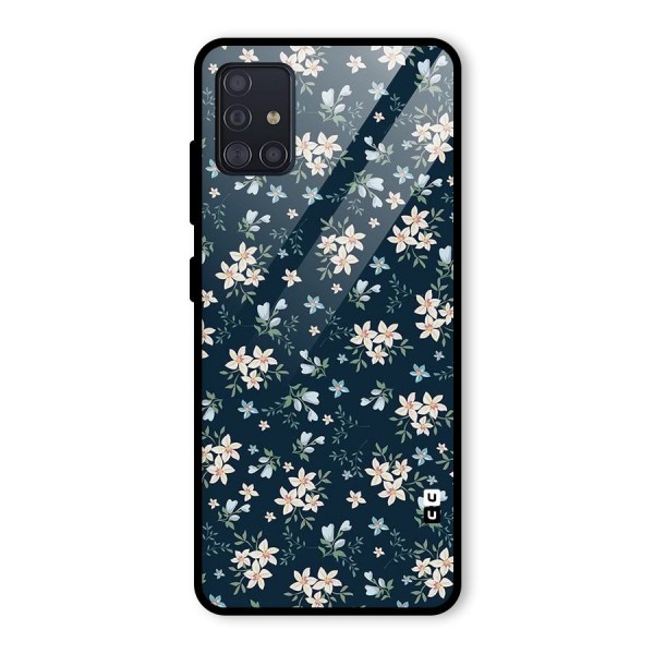 Aesthetic Bloom Glass Back Case for Galaxy A51